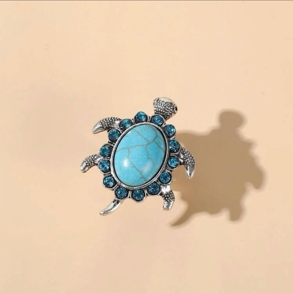 Turquoise Turtle Ring